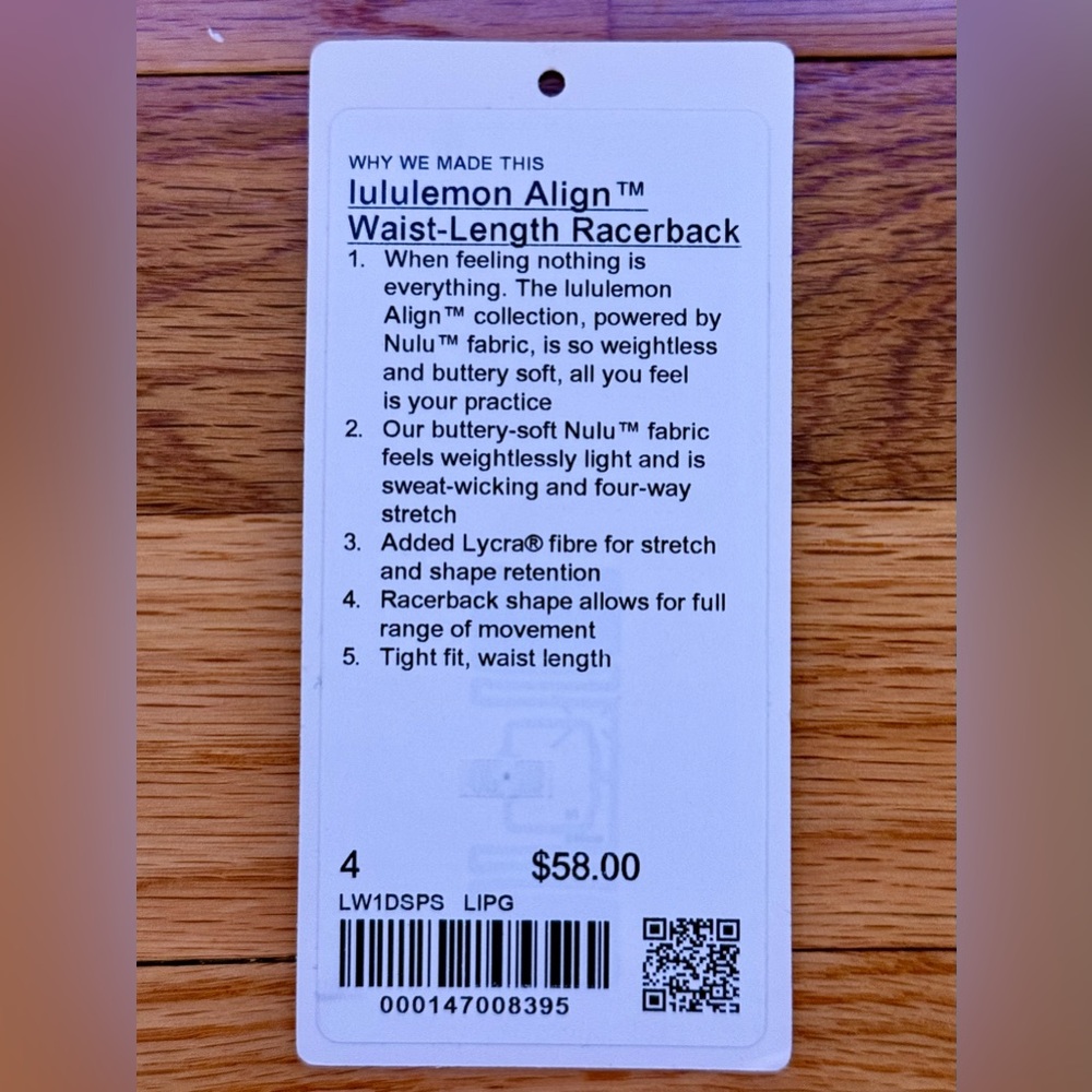 Lululemon Align RacerBack Tank - Picture 4 of 5